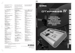 Yamaha DTXPRESS IV Manuel utilisateur