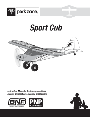 PKZ6880 | ParkZone PKZ6875 Sport Cub 1.3m PNPSport Cub 1.3m PNP Manuel du propriétaire | Fixfr