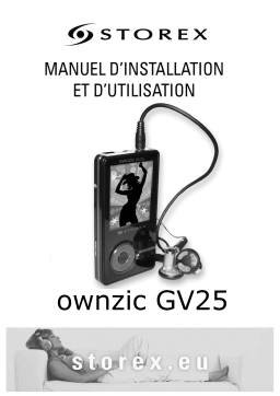 Storex OWNZIC GV25 Manuel utilisateur