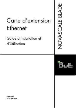 Bull NovaScale Blade Ethernet Expansion Card Guide d'installation