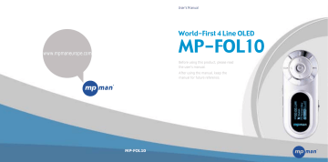 MPMan MP FOL10 Mode d'emploi | Fixfr