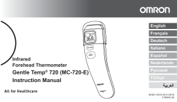 Omron Healthcare MC-720-E GentleTemp 720 Thermometer Manuel utilisateur