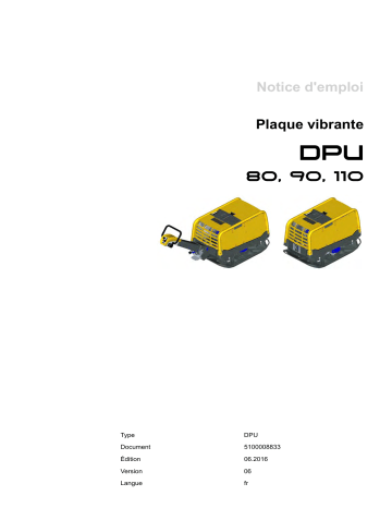 Wacker Neuson DPU90Lem770 US Reversible Vibratory Plate Manuel utilisateur | Fixfr