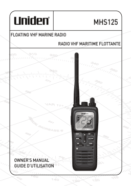 Uniden MHS125 Manuel utilisateur