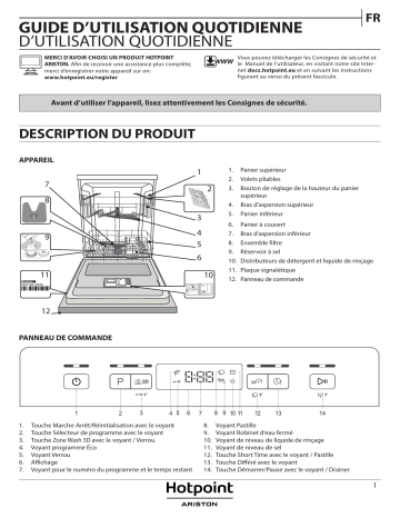 Mode d'emploi | Whirlpool HFC 3T141 WC SB Manuel utilisateur | Fixfr