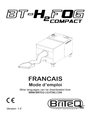 Briteq BT-H2FOG COMPACT Manuel du propriétaire | Fixfr