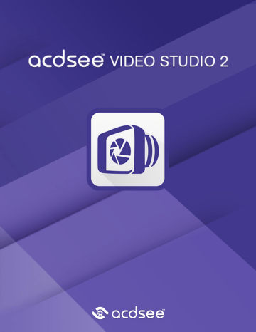 Mode d'emploi | ACDSee Video Video Studio 2 Manuel utilisateur | Fixfr