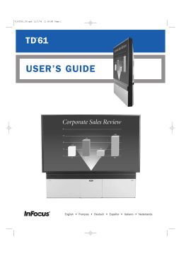 Infocus TD61 Manuel utilisateur
