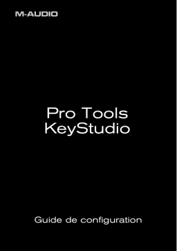 Avid Digidesign Pro Tools KeyStudio Manuel utilisateur