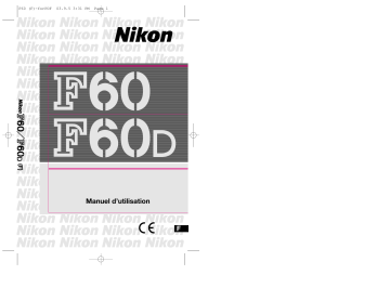 Manuel du propriétaire | Nikon F60D Manuel utilisateur | Fixfr