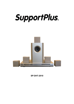 SUPPORTPLUS CHAINE HIFI SP-DHT-2010 Manuel utilisateur