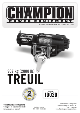 Champion Power Equipment 10020 Manuel utilisateur