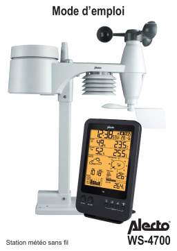 Alecto WS-4700 Professioneel weerstation Manuel utilisateur