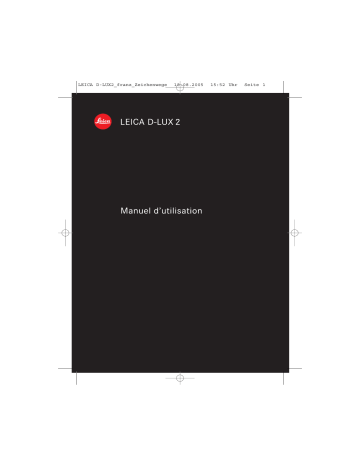 Mode d'emploi | Leica D-Lux 2 Manuel utilisateur | Fixfr