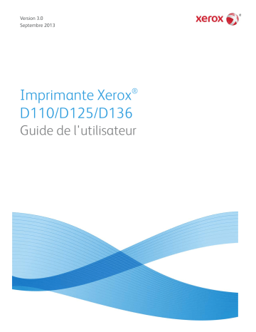 D136 and D136 | Xerox D95/D110/D125 Copier/Printer Mode d'emploi | Fixfr