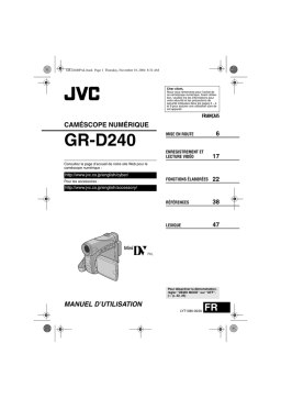 JVC GR D240 Manuel utilisateur