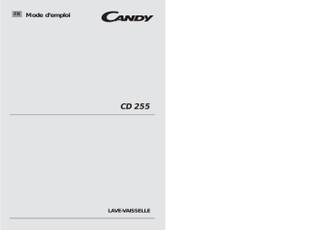 Manuel du propriétaire | Candy CD 255 Manuel utilisateur | Fixfr