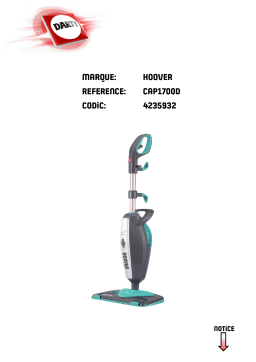 Hoover STEAMJET HANDY SSH1300 Manuel utilisateur