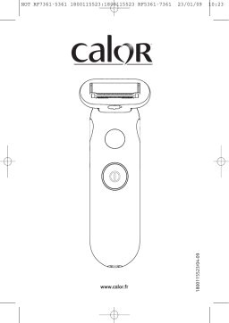 CALOR LISSEA RF5361 Manuel utilisateur