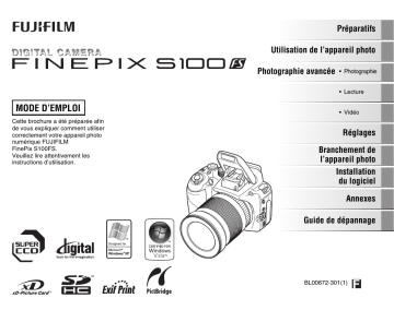 Fujifilm FinePix S1000 FS Mode d'emploi | Fixfr