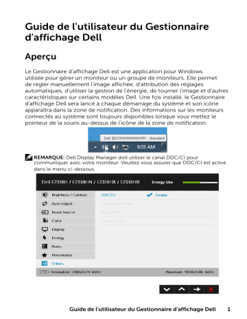 Dell E2318HR electronics accessory Manuel utilisateur | Fixfr