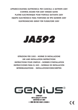 Genius JA592 Manuel utilisateur