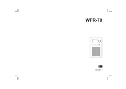 Sangean WFR-70 Manuel utilisateur