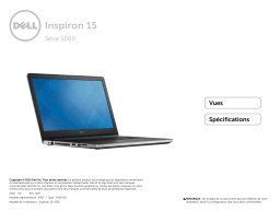 Dell Inspiron 5555 laptop spécification