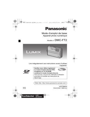 Panasonic DMC FT2 Mode d'emploi | Fixfr