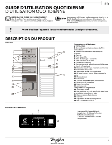 Mode d'emploi | Whirlpool BSNF 9151 OX Manuel utilisateur | Fixfr