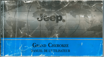 Manuel du propriétaire | Jeep Grand Cherokee Manuel utilisateur | Fixfr