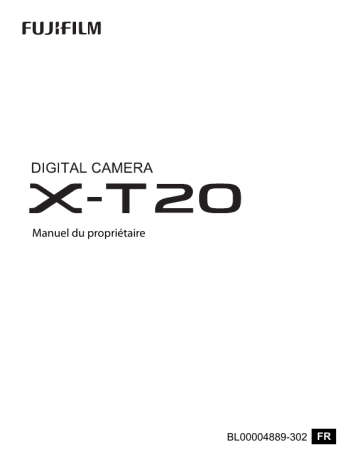 Fujifilm X-T20 Manuel utilisateur | Fixfr