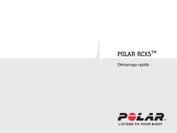 Polar RCX5 Manuel utilisateur