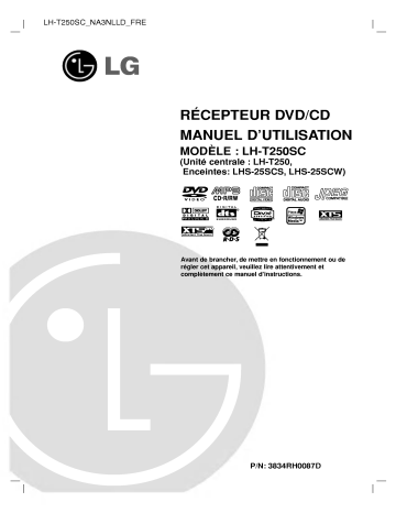LG LH-T250SC Manuel du propriétaire | Fixfr