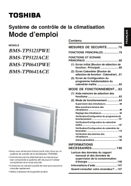 Toshiba BMS-TP5121ACE Manuel utilisateur