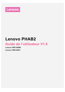 Lenovo Phab 2 Manuel utilisateur