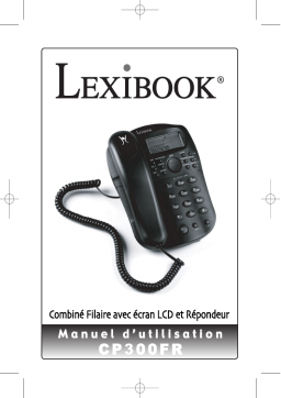 Lexibook CP300 Manuel utilisateur