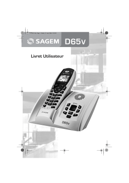 Sagem D65V Manuel utilisateur