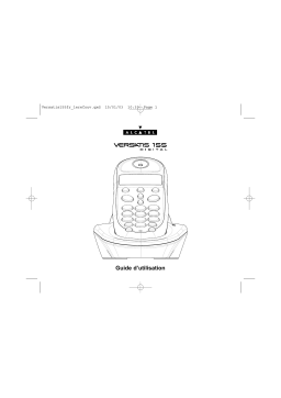 Alcatel-Lucent VERSATIS 155 DIGITAL Manuel utilisateur
