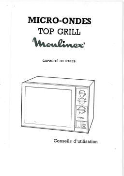 Moulinex TOP GRILL FM2935G Manuel utilisateur