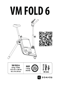 Domyos VM FOLD 6 Manuel utilisateur