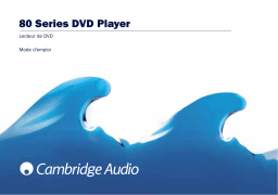 Cambridge Audio 89 Manuel utilisateur