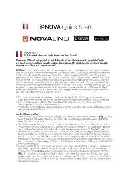 Nova iP Nova - Novalinq Manuel utilisateur