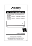 Airton STAR-09CHSA/LFI Climatiseur Manuel utilisateur