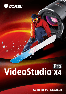 Corel VideoStudio Pro X4 Mode d'emploi