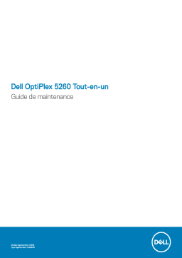 Dell OptiPlex 5260 All In One desktop Manuel utilisateur