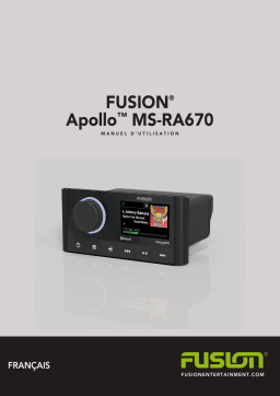 Fusion Apollo MS-RA670 Manuel utilisateur