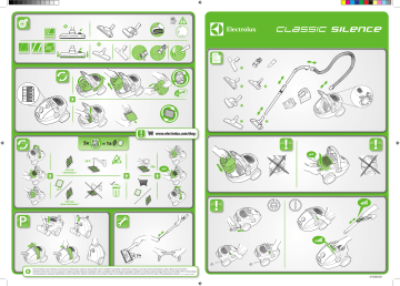 Manuel du propriétaire | Electrolux Classic Silence ZCS2100WEL Staubsauger Manuel utilisateur | Fixfr