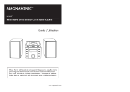 Magnasonic MS857 CD Micro System Manuel utilisateur