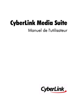 CyberLink Media Suite 9 Mode d'emploi